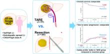 Long-Term Outcomes of Transarterial Radioembolization for Large Single Hepatocellular Carcinoma: A Comparison to Resection